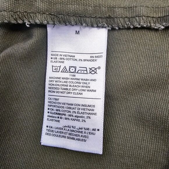 Women Old Navy Army Green Utility Jacket Sz Medium Pockets Gorp Core Casual S385 - Picture 8 of 9